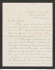 Nachlass Franz Steindachner, Brief von E. Davidson an Franz Steindachner (29.03.1876), Inv.Nr. 96.01, Seite 1
